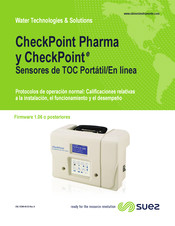 SUEZ CheckPoint Pharma Manual Del Usuario