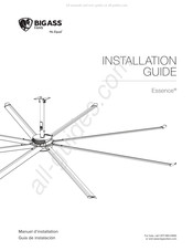 Big Ass Fans Essence Guia De Instalacion