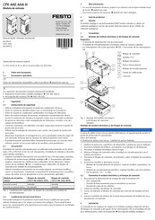 Festo CPX-4AE-4AA-H Traducción Del Manual Original
