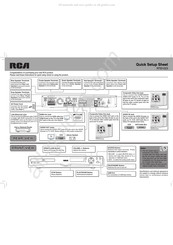 RCA RTB1023 Hoja De Conexion Rapida