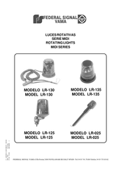 Federal Signal VAMA MIDI LR-025 Manual Del Usuario