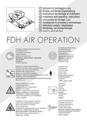 V.ORLANDI FDH AIR OPERATION Intrucciones De Montaje Y Uso