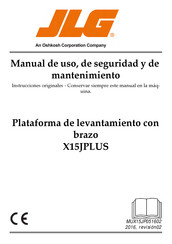 JLG X15JPLUS Manual De Uso, De Seguridad Y De Mantenimiento