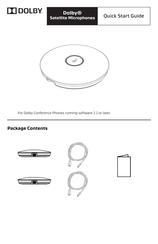 Dolby Satellite Microphone Guia De Inicio Rapido