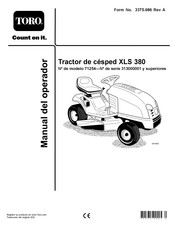 Toro XLS 380 Manual Del Operador