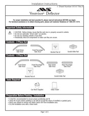 AVS Ventvisor 94235 Instrucciones De Instalación