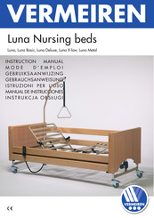 Vermeiren Luna Nursing beds Manual De Instrucciones