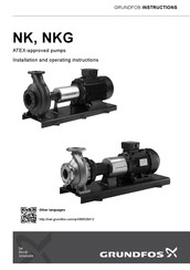 Grundfos NK Serie Instrucciones De Instalación Y Funcionamiento