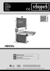 Scheppach 5901501958 Traducción Del Manual De Instrucciones Original