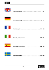 Parker EO2 - FORM F3 Manual De Instrucciones