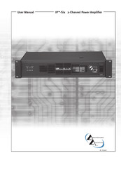 Peavey Architectural Acoustics IP-Six Manual Del Usuario