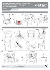 Etac Swift Commode basic Instrucciones De Montaje