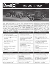 REVELL '29 FORD RAT ROD Instrucciones De Montaje