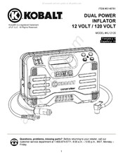 Kobalt KL12120 Manual De Instrucciones