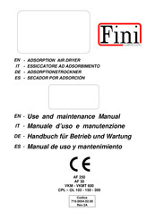 Fini OL 150 Manual De Uso Y Mantenimiento