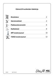 EdmoLift UE Manual De Productos