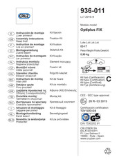 CRUZ Optiplus FIX 936-011 Instrucción De Montaje