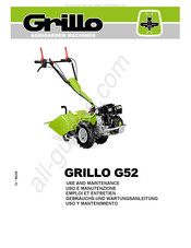 Grillo G52 Manual De Uso Y Mantenimiento