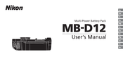 Nikon MB-D12 Manual Del Usuario