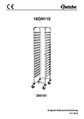 Bartscher 300181 Manual Del Usuario