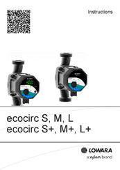 Xylem LOWARA ecocirc S+ Manual Del Usuario