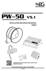 B&G electronics PW-50 Manual De Instalación Y Operación