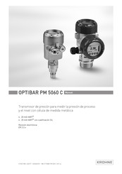 KROHNE OPTIBAR PC 5060 C Manual Del Usuario