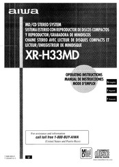 Aiwa XR-H33MD Manual De Instrucciones