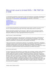 TSST SH-216CB Manual Del Usuario