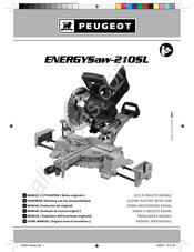 PEUGEOT ENERGYSaw-210SL Manual De Instrucciones