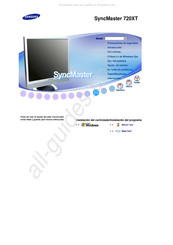 Samsung SyncMaster 720XT Manual De Instrucciones