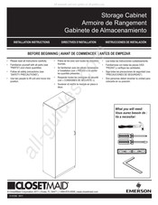 ClosetMaid 1228100 Instrucciones De Instalación