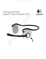 Logitech H130 Guia De Inicio Rapido