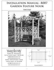Yardistry YM11560 Manual De Instalación