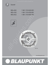 Blaupunkt 1 061 310 640-001 Manual De Instrucciones