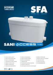 SFA SANI ACCESS PUMP Manual De Instalación