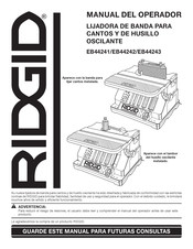 RIDGID EB44242 Manual Del Operador