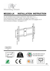 Mounting Dream MD2263-LK Instrucciones De Instalación