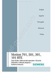 Siemens Motion 701 Manual Del Operador