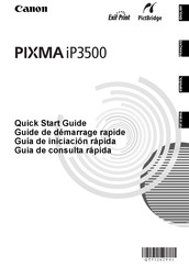 Canon Pixma iP3500 Guía De Consulta Rápida