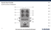 Tc Electronic QUINTESSENCE HARMONY Guia De Inicio Rapido
