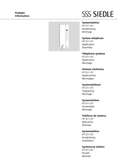 Sss Siedle HT 611-01 Guia Del Usuario