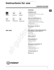 Indesit IWC 5085 Manual De Instrucciones