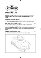 nomad L113 Manual Del Operador