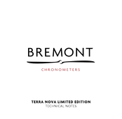 Bremont TERRA NOVA Manual Del Usuario