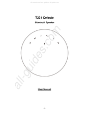 Spector&Co T231 Celeste Manual Del Usuario