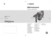 Bosch 3000 GBH Professional Manual Del Usuario