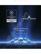 Jacques Lemans UEFA Champions League U-32 Manual De Instrucciones