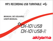 Akiyama DX-101 USB-R Manual Del Usuario