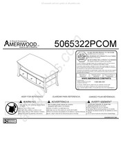 Ameriwood 5065322PCOM Instrucciones De Montaje